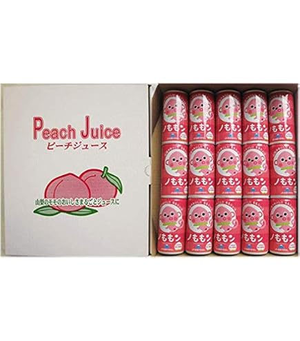 Amazon.co.jp: 山梨県産桃100％ 濃縮還元ジュース【 ノももン 】もも